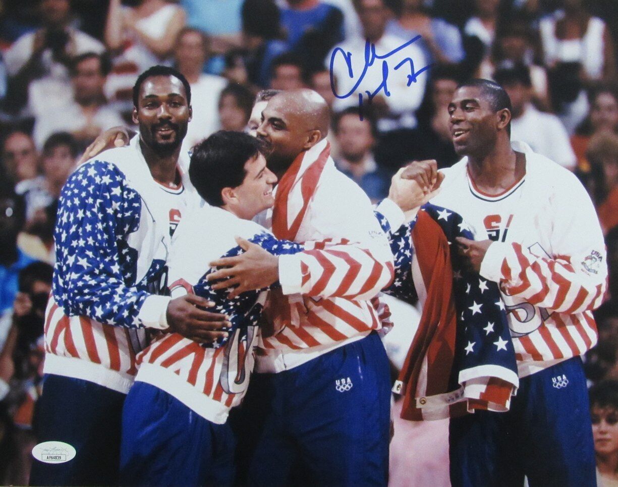 Charles Barkley HOF Autographed 11x14 Photo USA Dream Team JSA