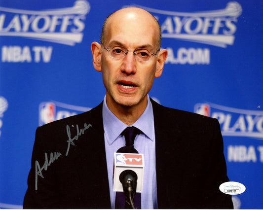 Adam Silver NBA Commissioner Signed/Autographed 8x10 Photo JSA 159016