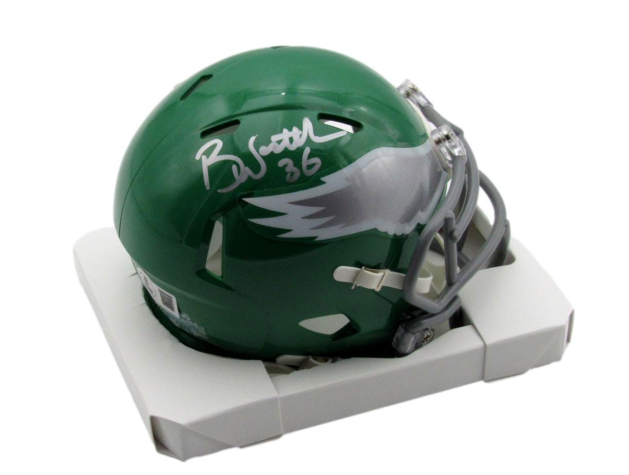 Brian Westbrook Signed/Autographed Eagles Kelly Green Mini Helmet Beckett 193085