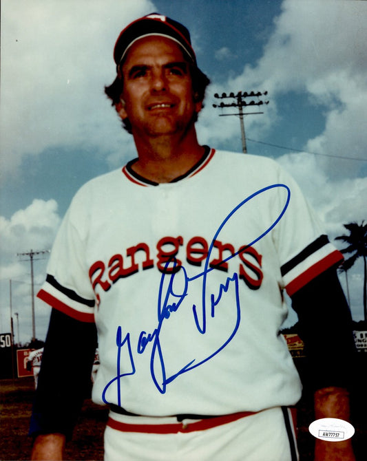 Gaylord Perry HOF Signed/Autographed 8x10 Photo Texas Rangers JSA 191175
