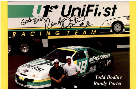 Randy Porter Nascar Racing Driver Signed/Autographed 9x5.5 Color Photo 153910