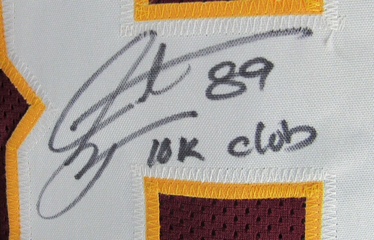 Santana Moss Signed/Autographed/Inscribed Redskins Custom  Jersey JSA 157554