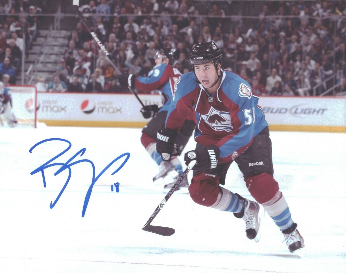 Brandon Yip Columbus Blue Jackets Signed/Autographed 8x10 Photo 152691