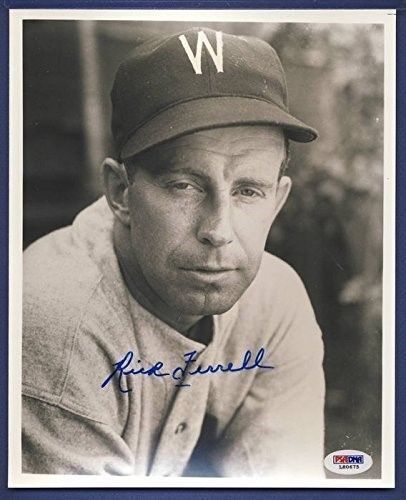 Rick Ferrell Senators Auto/Signed 8x10 Photo PSA/DNA 132895