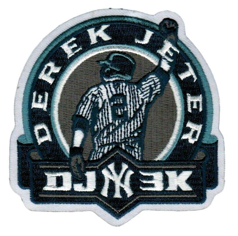 Derek Jeter New York Yankees 3000 Hits DJ 3K Jersey Sleeve Patch MLB Holo 146414