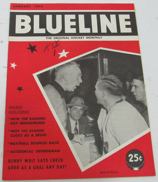 Blueline Monthly, January 1956 Benny Woit Cover.  143182