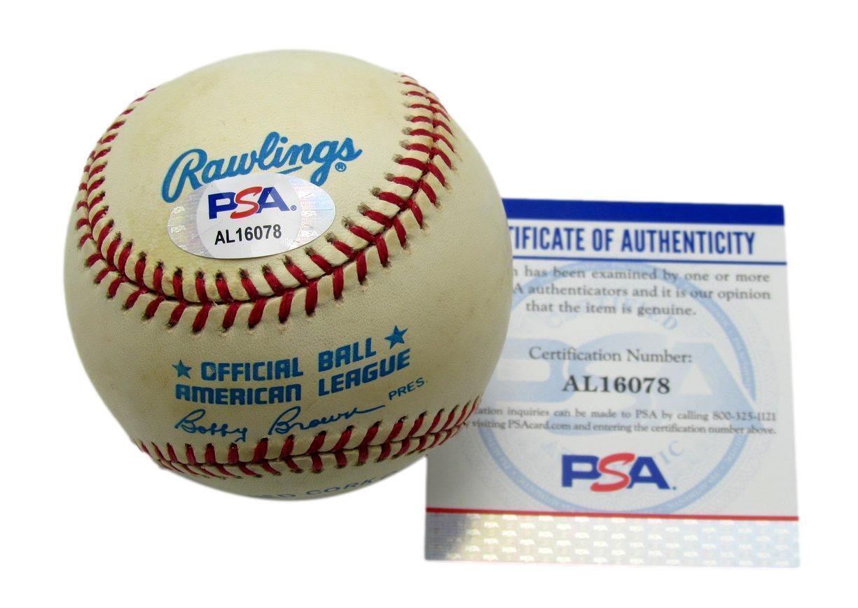 Bob Feller HOF Autographed/Inscribed OAL Baseball Indians PSA/DNA 177778