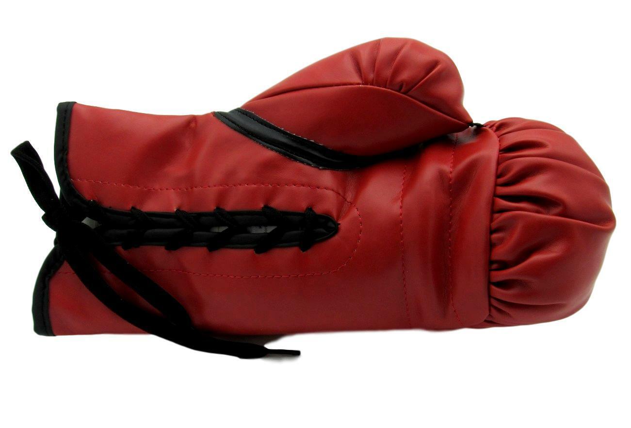 Michael Spinks Boxing Signed/Inscr Everlast Red Left Boxing Glove JSA 154753