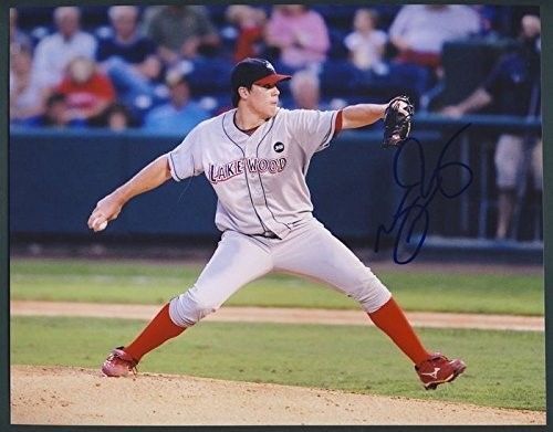 TREVOR MAY Phillies Signed/Autographed 8x10 Photo 133052