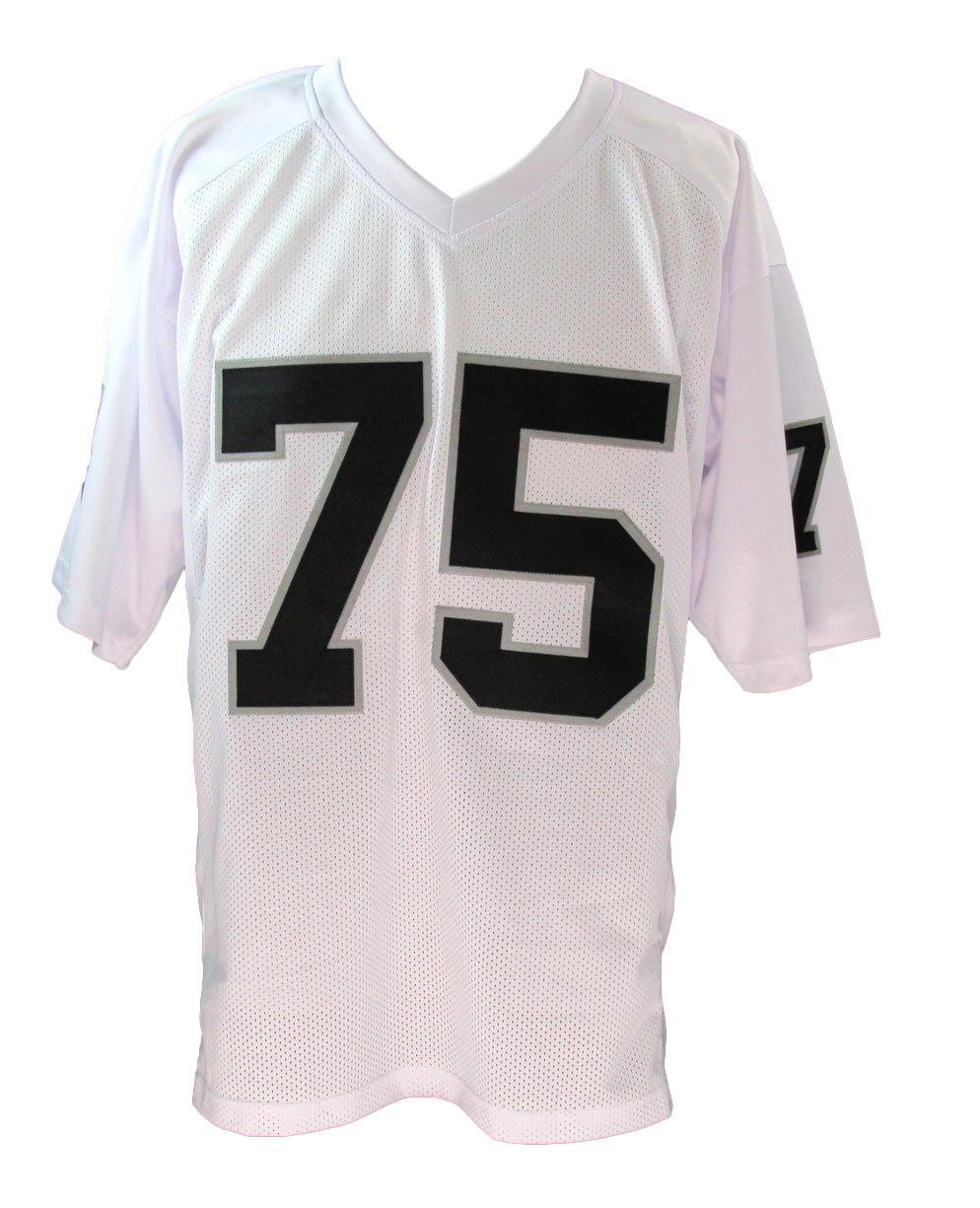 Howie Long HOF Autographed Custom Football Jersey Raiders Beckett 181133