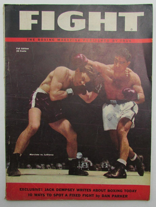 Fall 1953 Vintage FIGHT Boxing Magazine Marciano vs. LaStarza on Cover 167675