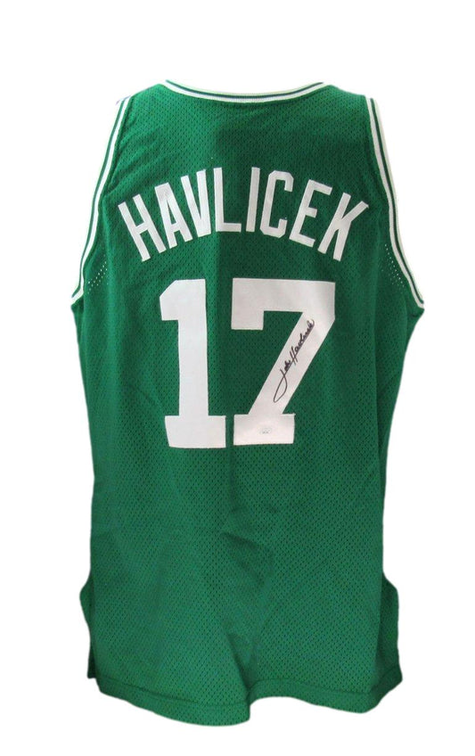 John Havlicek Autographed Boston Celtics NBA Champion Jersey JSA 186817