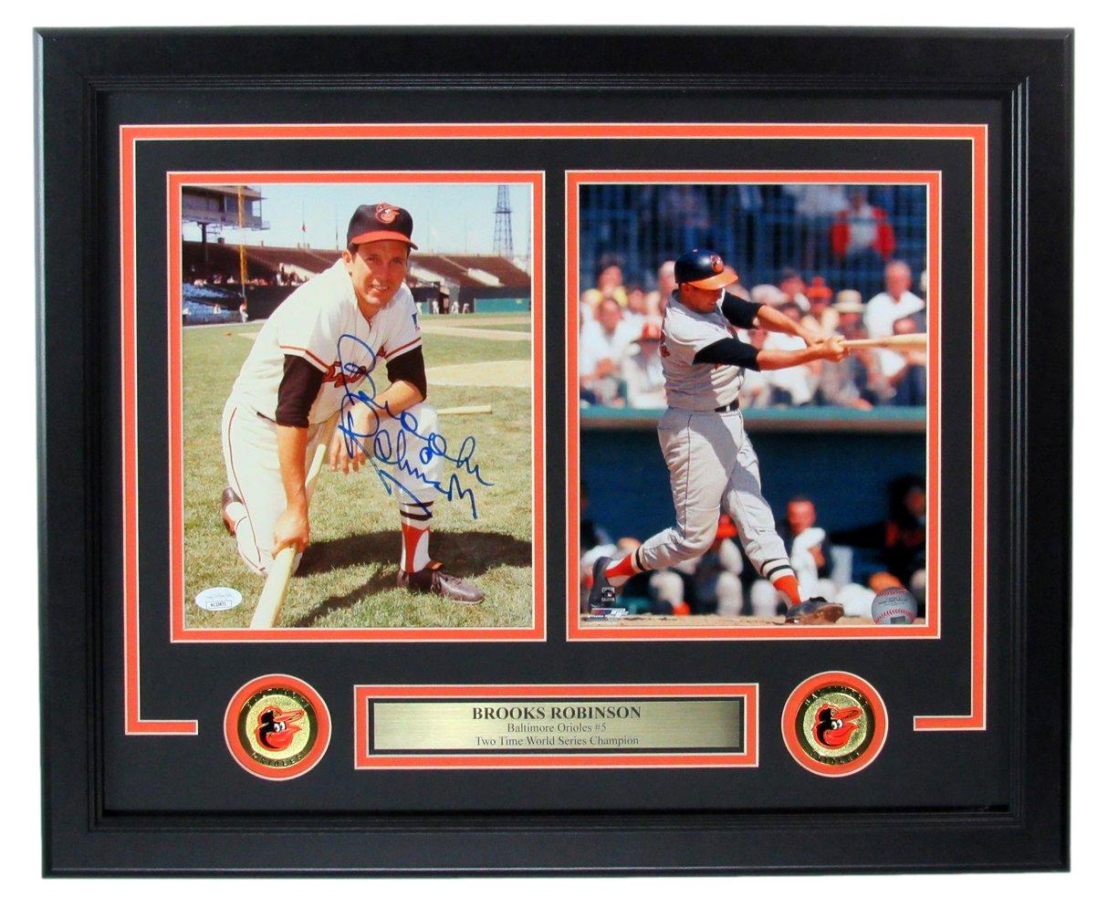 Brooks Robinson HOF Signed/Auto 8x10 Photo Collage Orioles Framed JSA 177716