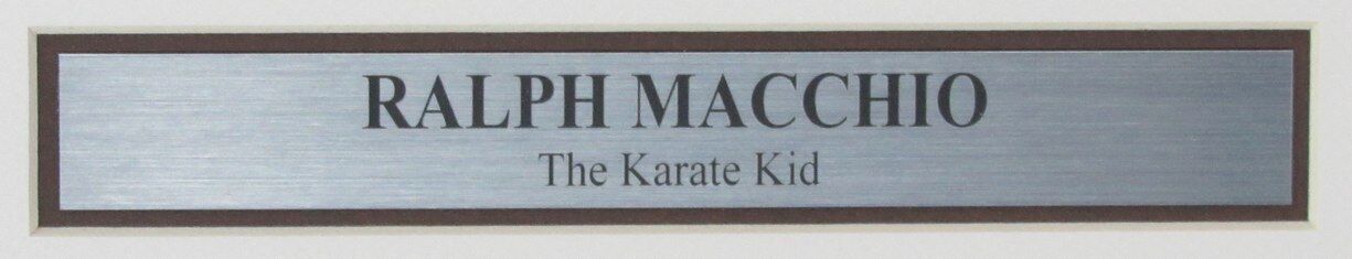 Ralph Macchio Autographed 11x14 Photo "The Karate Kid" Framed JSA 175950