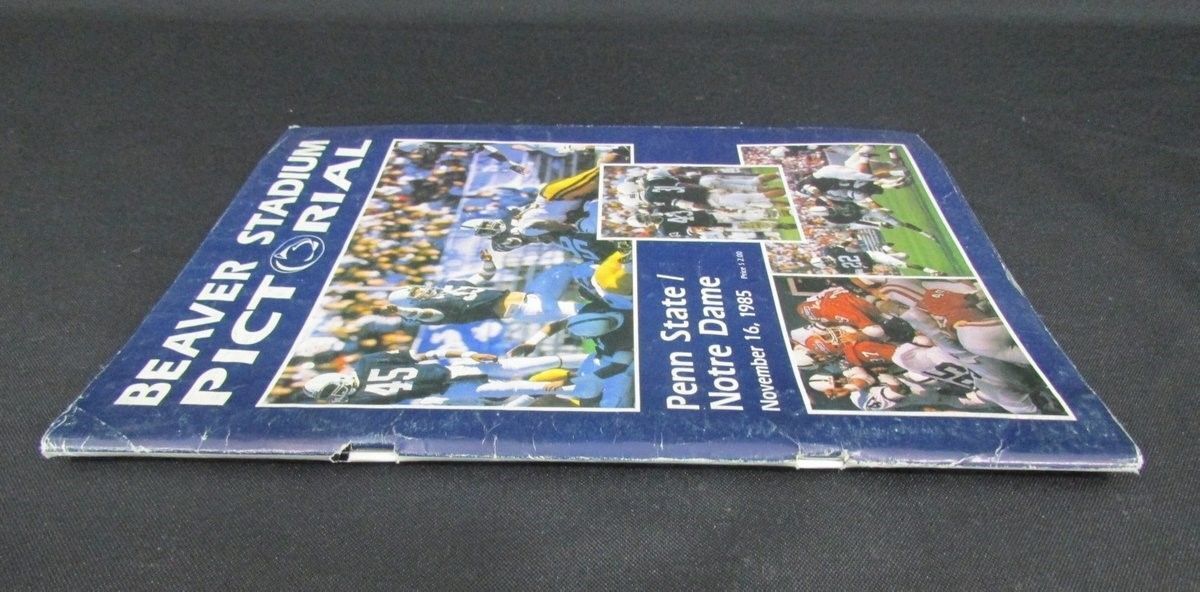 Penn State Beaver Stadium Pictorial Football Program 1985 vs. Notre Dame 127319