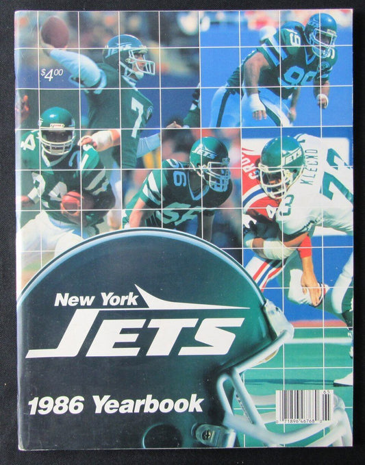 1986 New York Jets Football Team Yearbook 176319