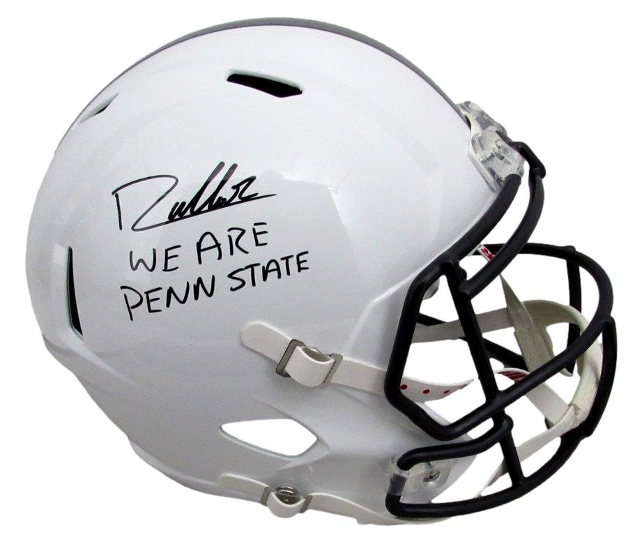 Drew Allar Autographed/Inscr Full Size Speed Replica Helmet Penn State JSA