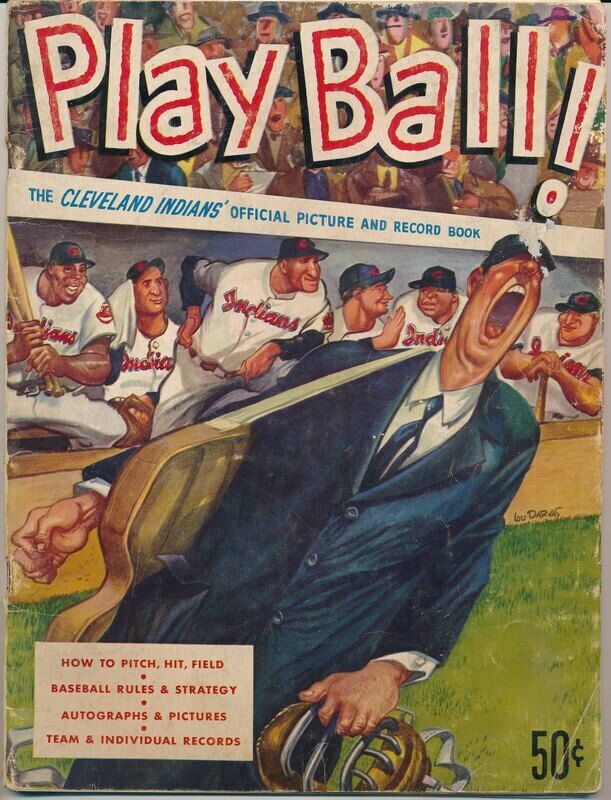 Cleveland Indians "Play Ball" 1953 Official Picture and Record Book 142078