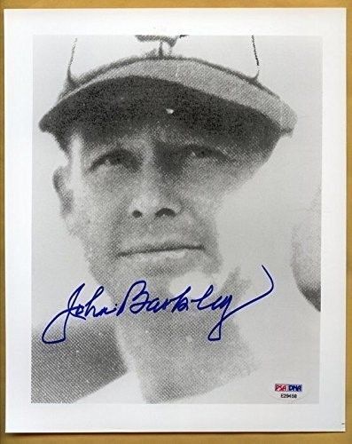 JOHN "RED" BARKLEY Signed 8x10 Photo PSA/DNA 132806