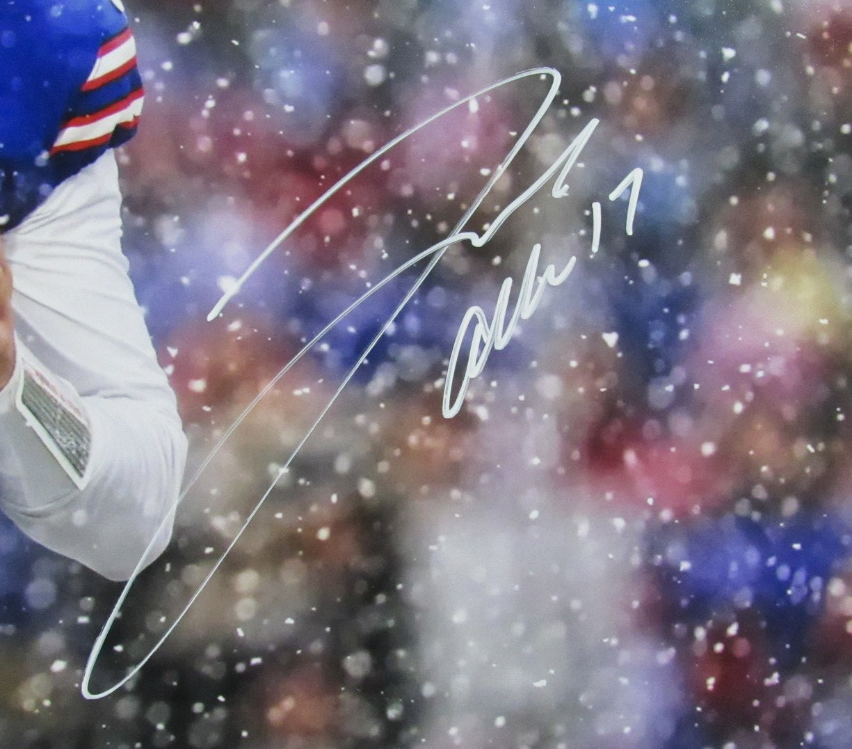 Josh Allen Signed/Autographed 16x20 Photo Buffalo Bills Beckett 192024