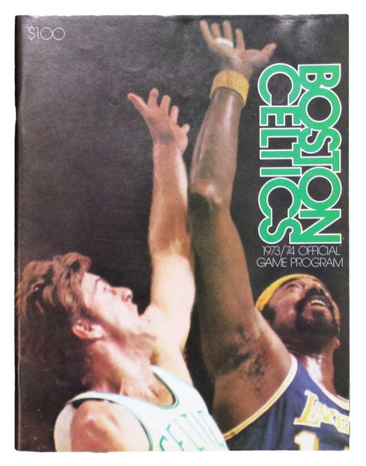 October 26, 1973 Boston Celtics vs.New York Knickerbockers NBA Program