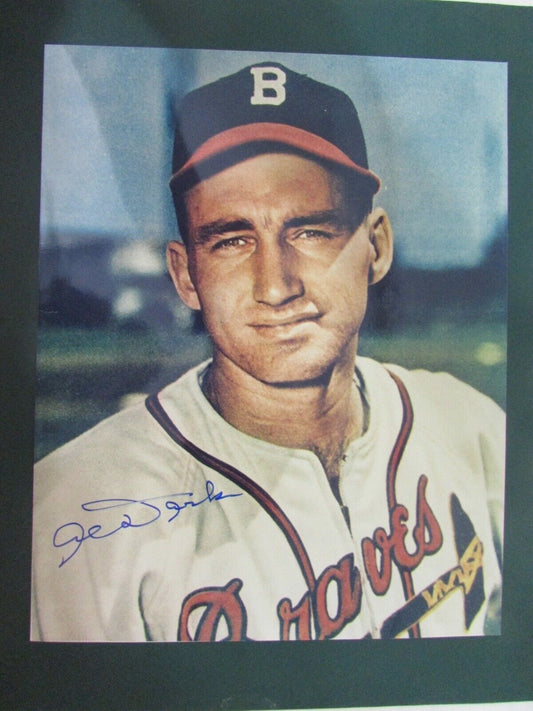 Alvin Dark Braves Signed/Autographed 8x10 Photo PASS 127583