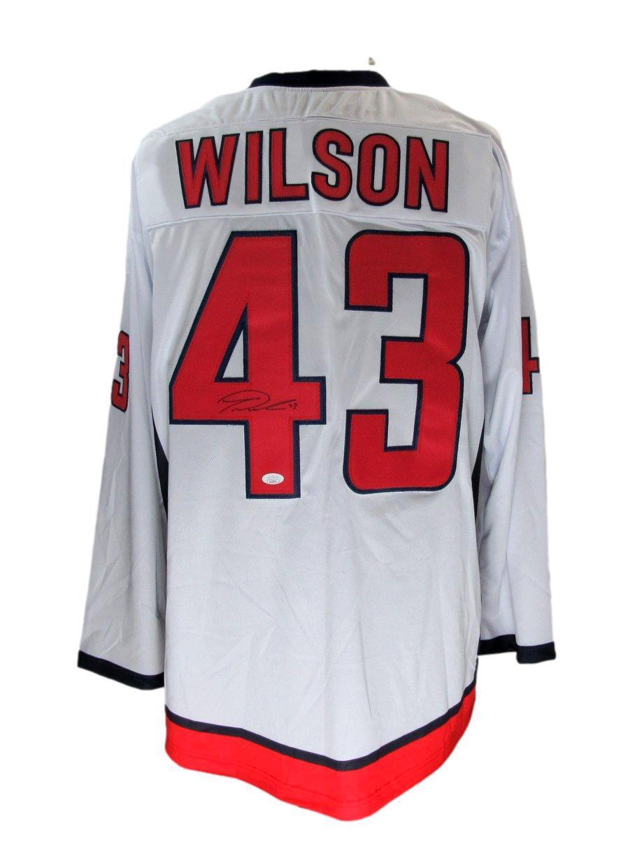 Tom Wilson Autographed Custom Hockey Jersey Washington Capitals JSA 177452