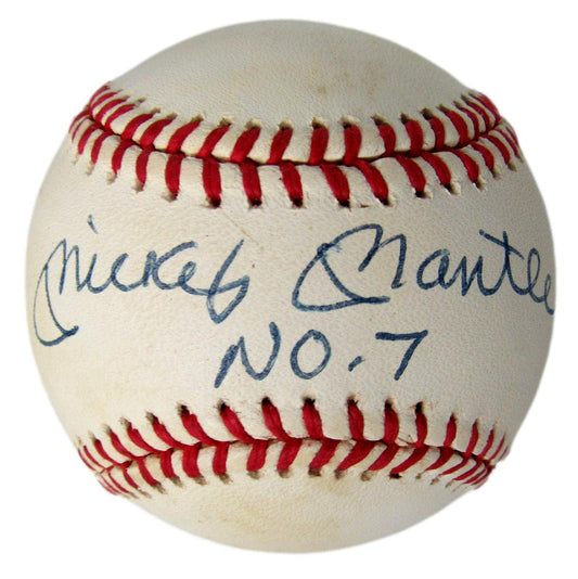 Mickey Mantle HOF Signed/Inscribed OAL Baseball New York Yankees JSA 190257