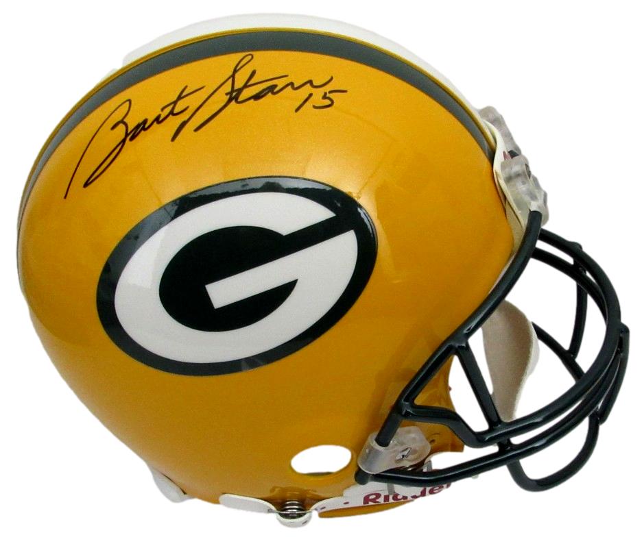 Bart Starr HOF Signed Full Size Proline Football Helmet Packers TriStar 188203