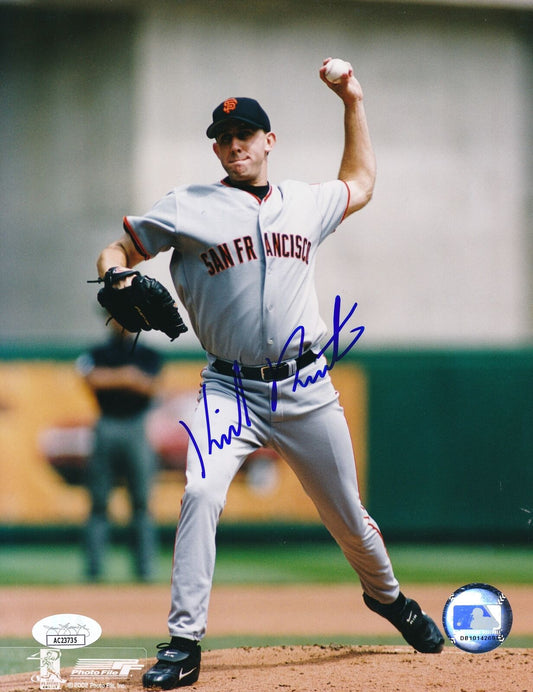 Kirk Rueter Autographed 8x10 Photo San Francisco Giants JSA