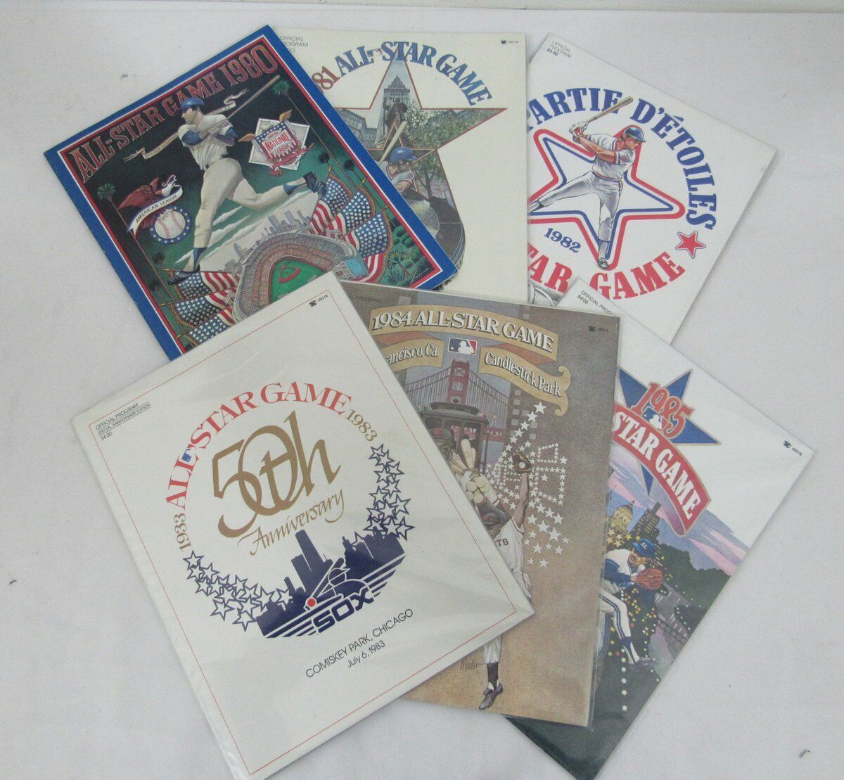 1974-2013 MLB All Star Game Program Run All 40 Programs N/MT 131814