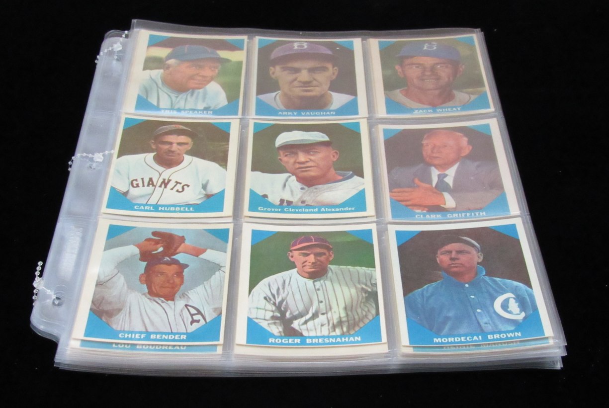 1960 Fleer Baseball Greats Complete Set (79) Ruth, Williams, Gehrig, Cobb190558