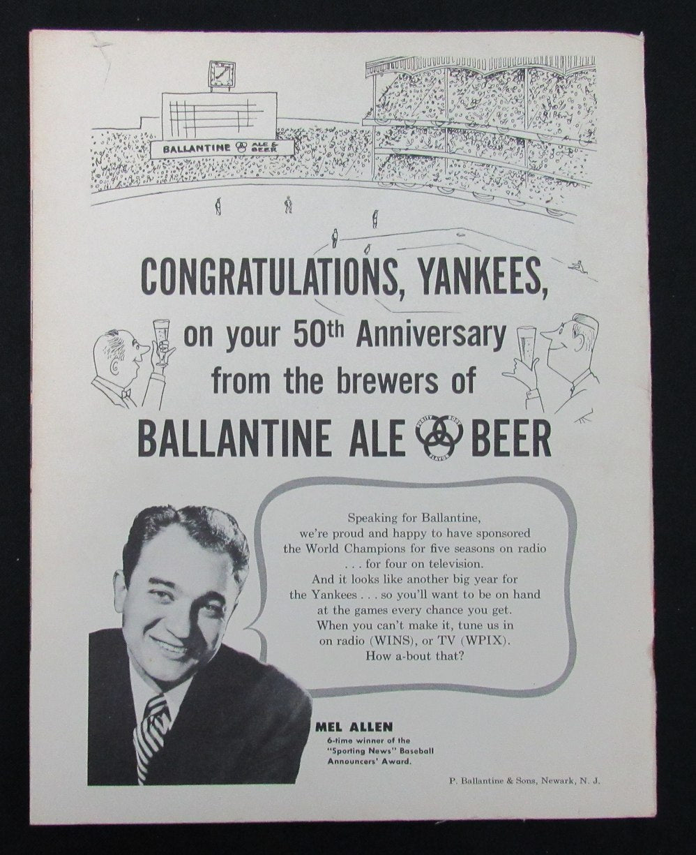 1952 New York Yankees World Champions Sketch Book 186196