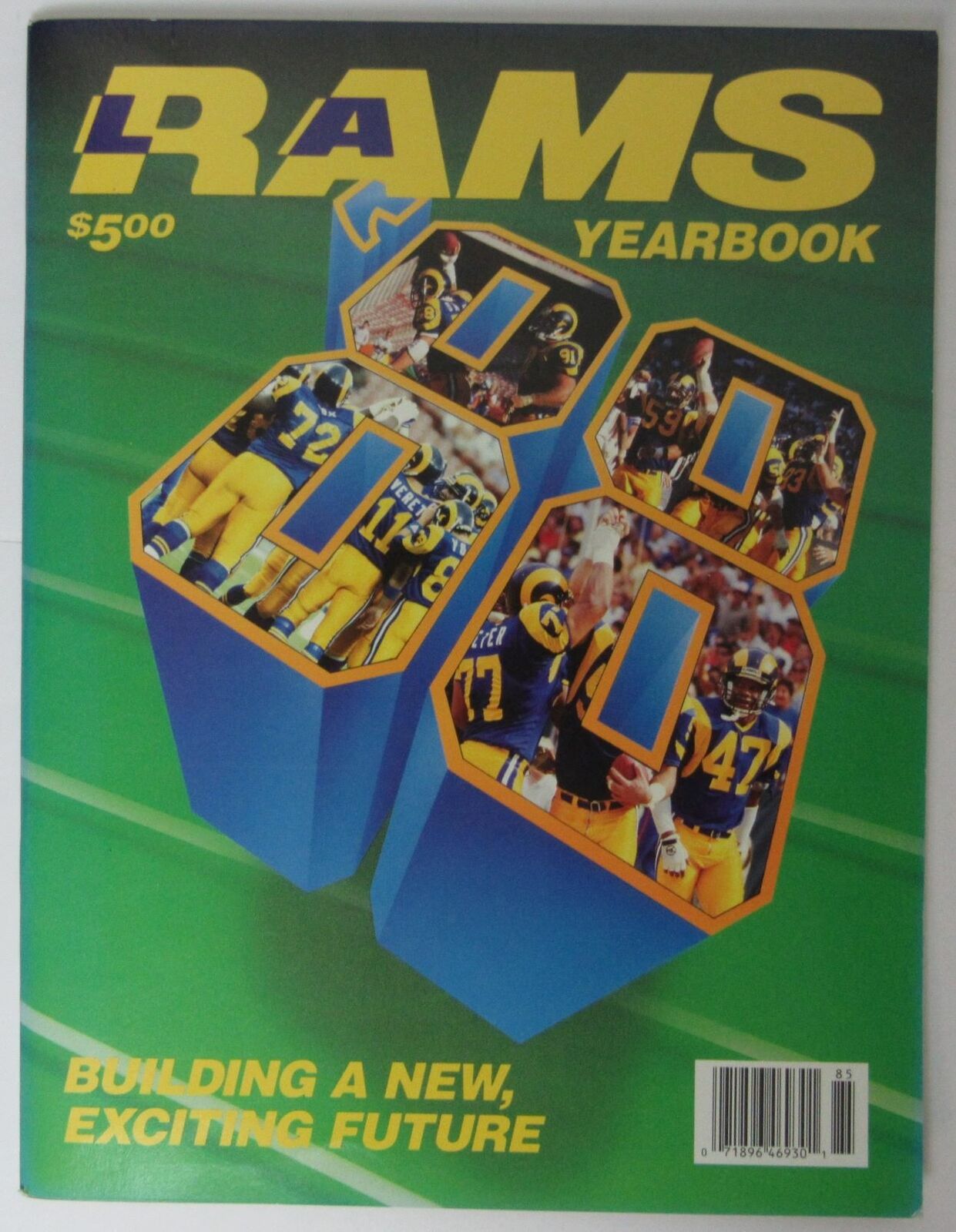 1988 Los Angeles Rams Football Official Yearbook 146038