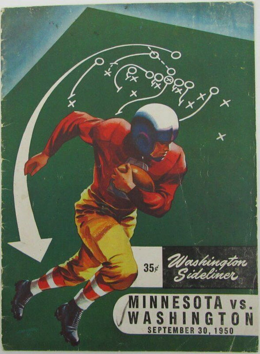 1950 Minnesota vs. Washington College Football Program 143465