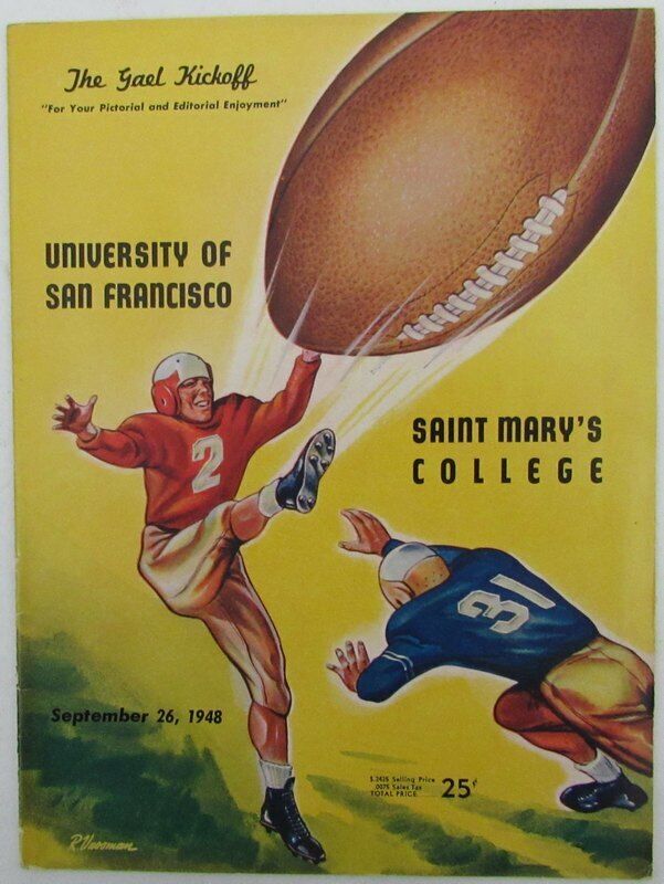 1948 Univ of San Francisco vs. Saint Mary's College Football Program 143575