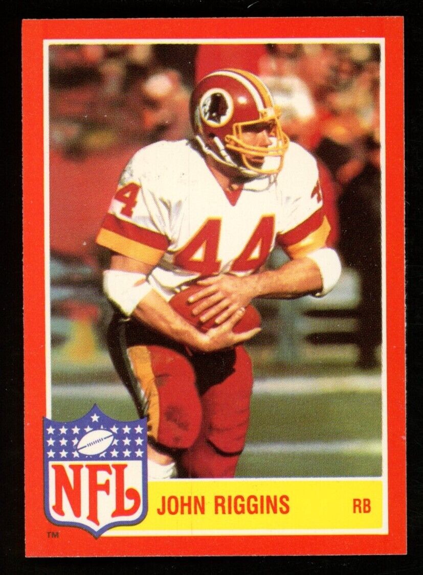 1985 Topps NFL Star Set John Riggins HOF Card #9 of 11 Washington Redskins