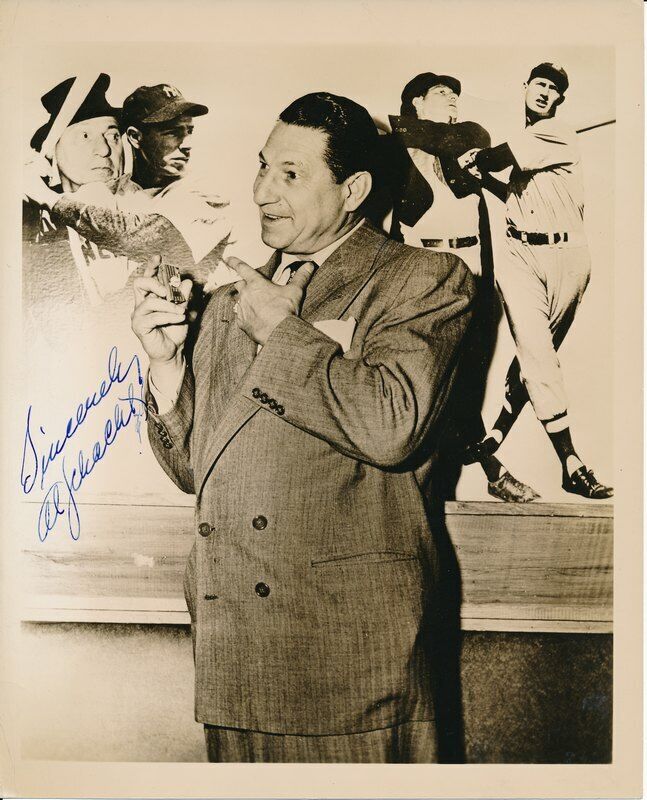 Al Schacht Washington Senators Signed/Autographed 8x10 Photo JSA 143285