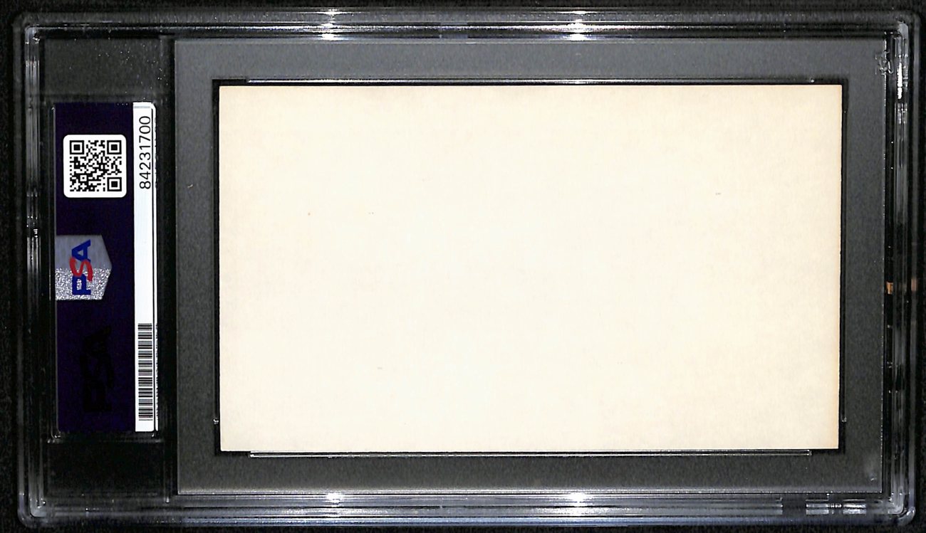 Lefty Gomez HOF Signed/Auto 3x5 Index Card New York Yankees PSA/DNA 190615