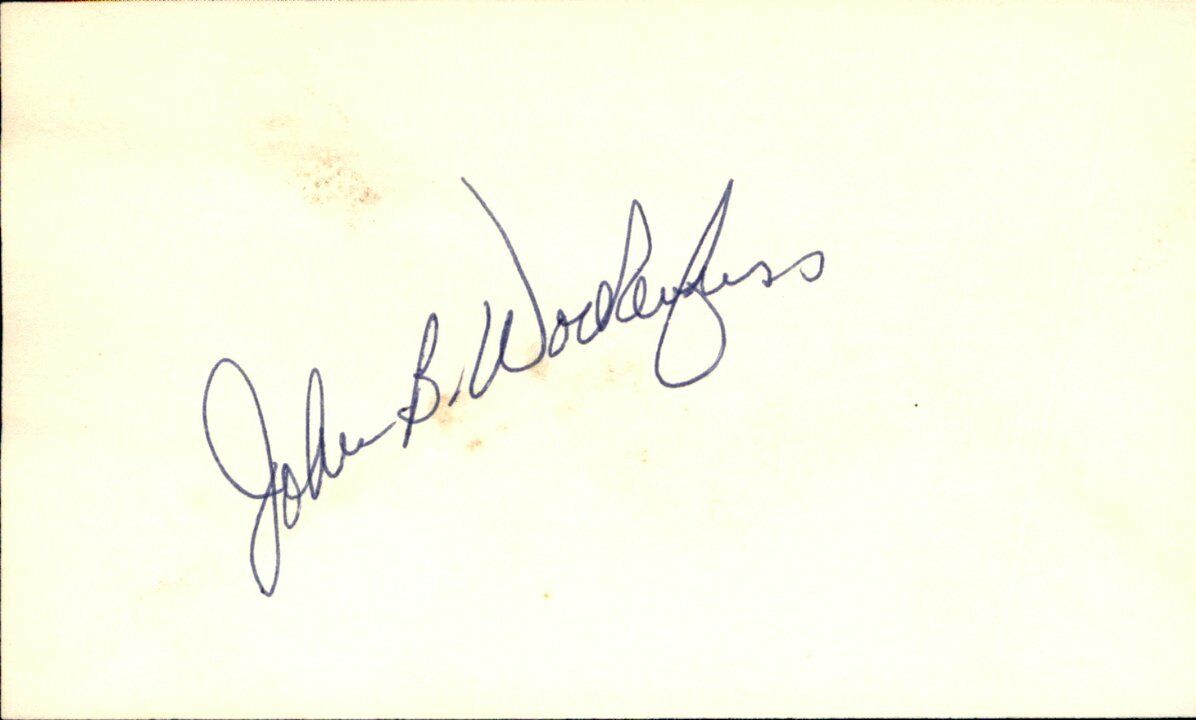 John Wockenfuss Detroit Tigers  Signed/Autographed 3x5 Index Card 162483