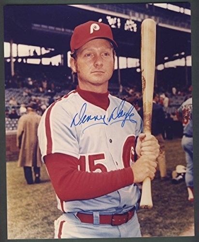 Denny Doyle Phillies Autographed/Signed 8x10 Photo 123581