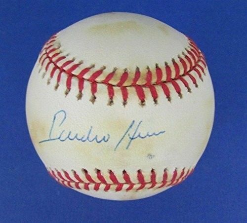 Pancho Herrera Phillies Autographed/Signed ONL Baseball 122966