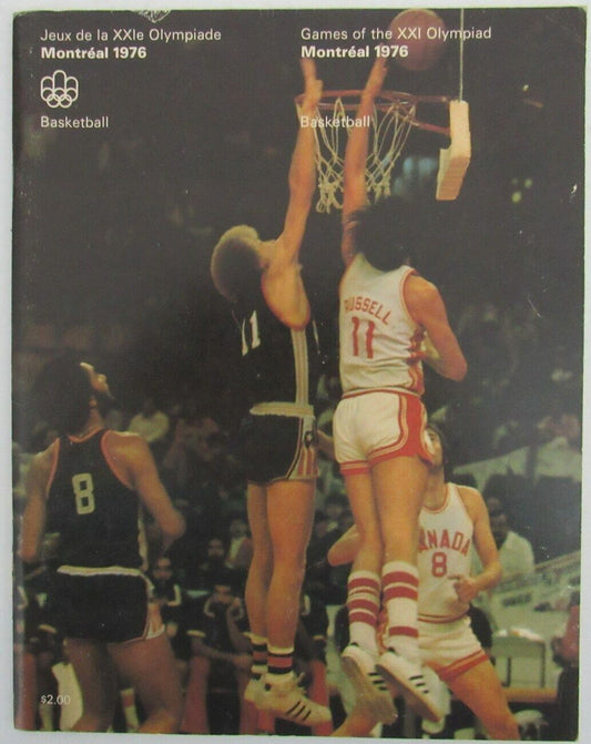 1976 Montreal Olympics Basketball Program 163911