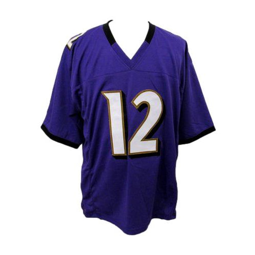 Jacoby Jones Signed/Auto Custom Football Jersey Baltimore Ravens JSA 190086