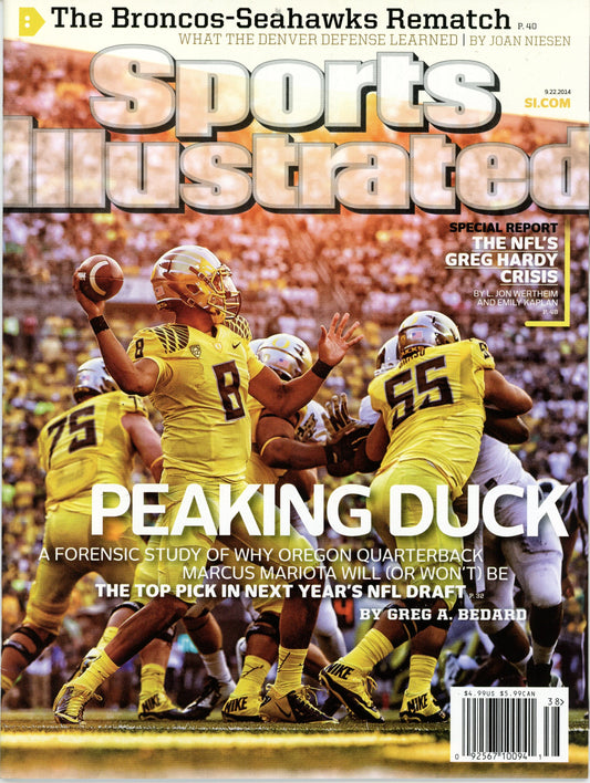 November 22, 2014 Marcus Mariota Sports Illustrated Magazine NO LABEL 182372