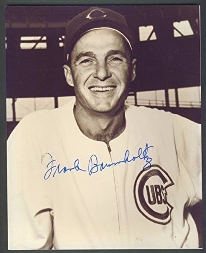 Frank Baumholtz Chicago Cubs Autographed/Signed 8x10 Photo 124856