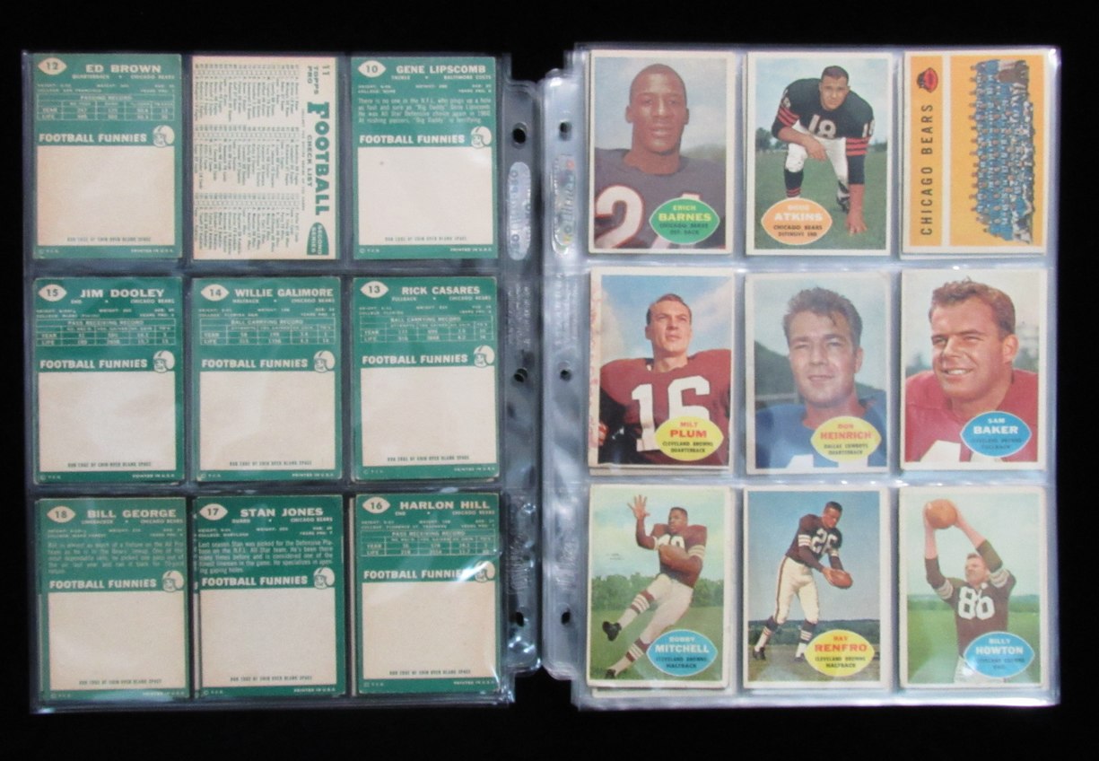 1960 Topps Football Complete Set (132) Brown, Unitas, Starr, Hornung 189775