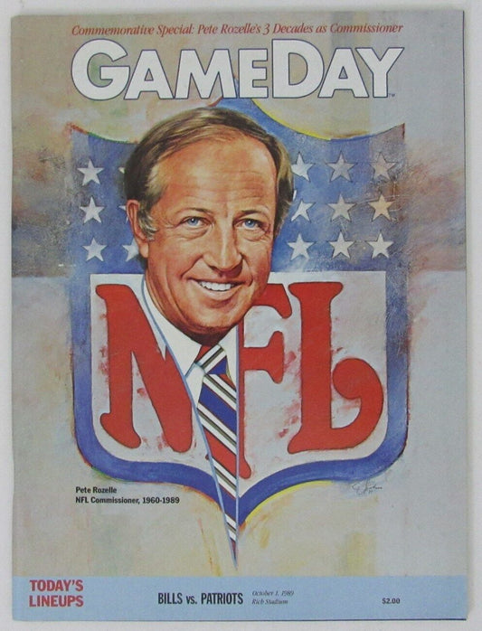 October 1, 1988 Buffalo Bills vs. New England Patriots NFL GameDay Program