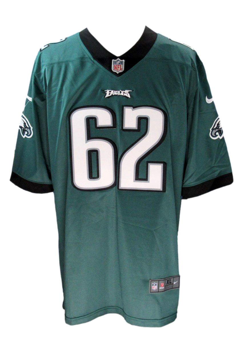 Jason Kelce Signed/Auto Green Nike Football Jersey Eagles PSA/DNA 190369