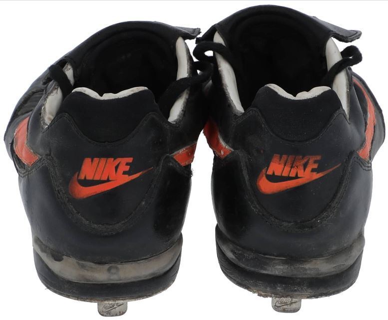 May 2, 1993 - Cal Ripken Jr. Game-Used Pair of Nike Cleats - Ripken LOA 181035